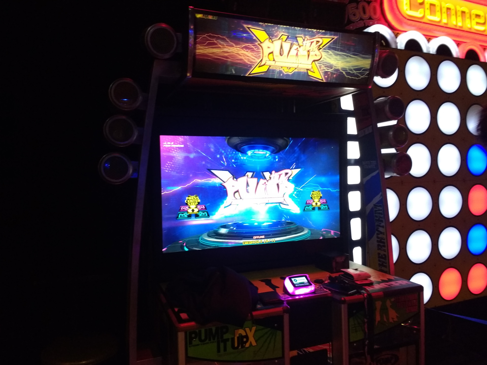 Photo of the Pump it Up cabinet at Dave & Buster's